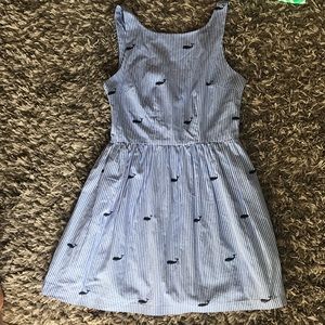 Striped whale dress